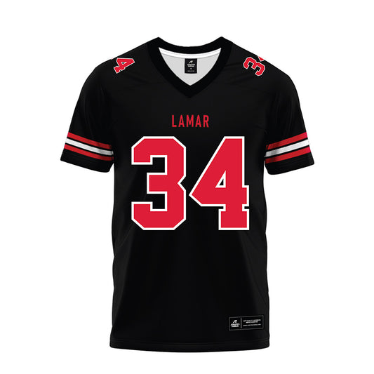 Lamar - NCAA Football : Ean Carr - Black Premium Football Jersey-0