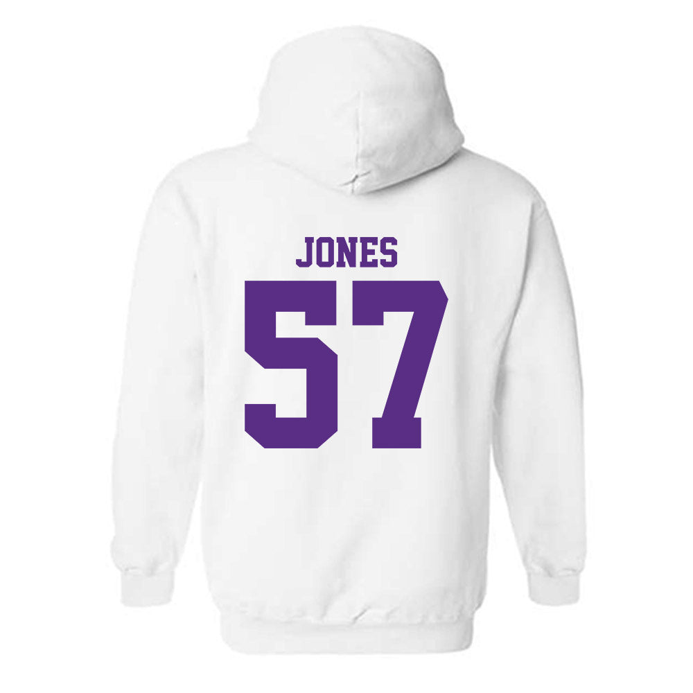 LSU - NCAA Football : Jakolby Jones - Classic Shersey Hooded Sweatshirt-1