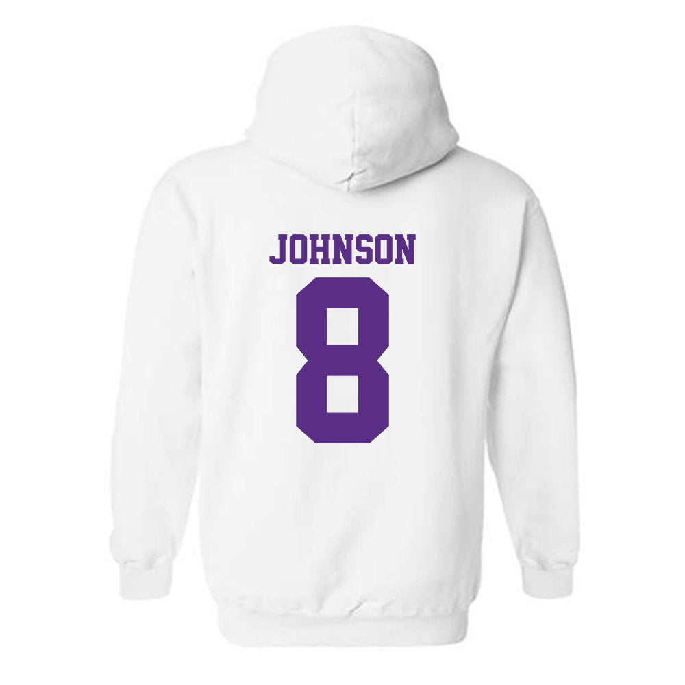 LSU - NCAA Football : Jujuan Johnson - Classic Shersey Hooded Sweatshirt-1