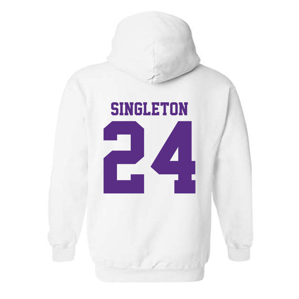 LSU - NCAA Football : Tylen Singleton - Classic Shersey Hooded Sweatshirt-1