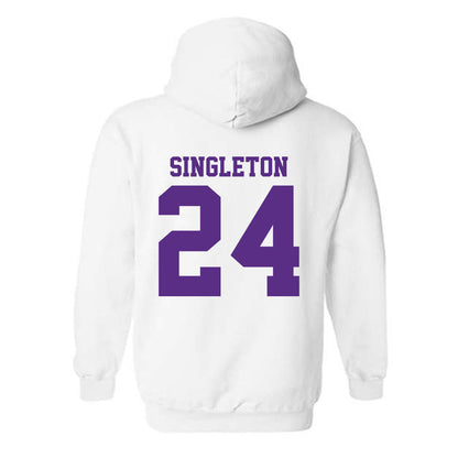 LSU - NCAA Football : Tylen Singleton - Classic Shersey Hooded Sweatshirt-1