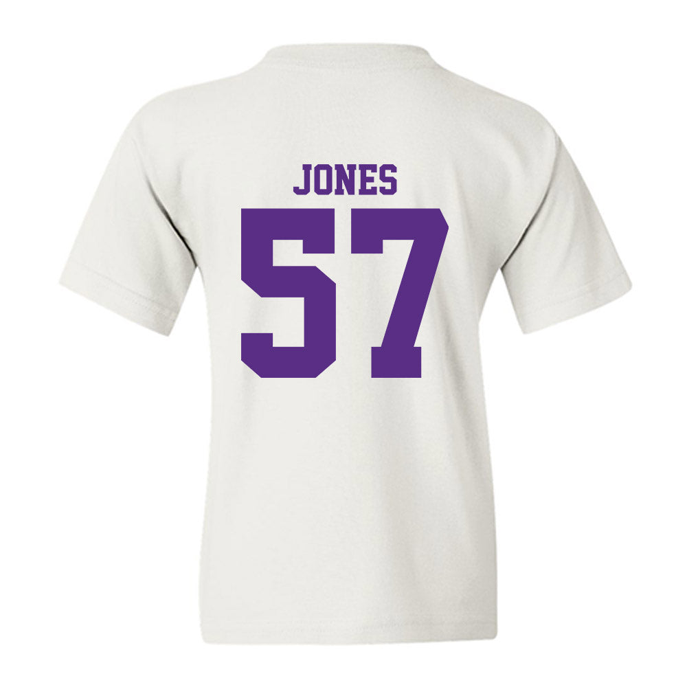 LSU - NCAA Football : Jakolby Jones - Classic Shersey Youth T-Shirt-1