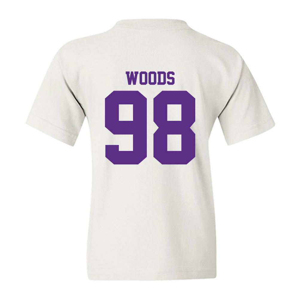 LSU - NCAA Football : Achilles Woods - Classic Shersey Youth T-Shirt-1