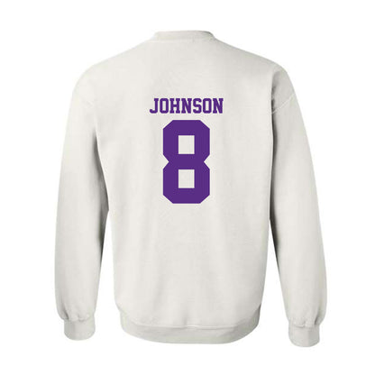 LSU - NCAA Football : Jujuan Johnson - Classic Shersey Crewneck Sweatshirt-1