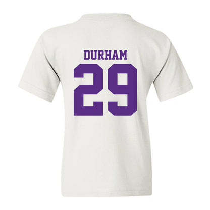 LSU - NCAA Football : Caden Durham - Classic Shersey Youth T-Shirt-1