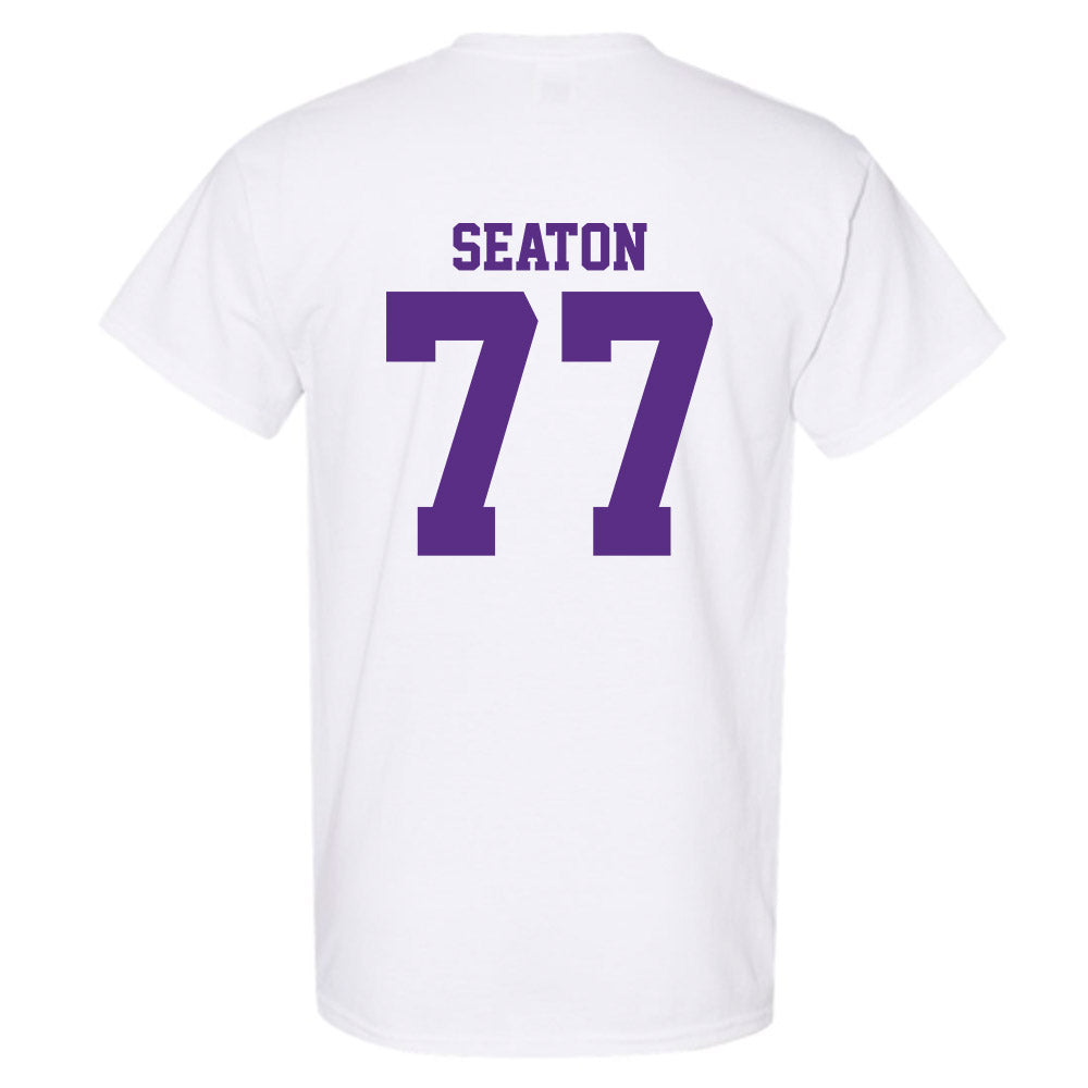 LSU - NCAA Football : Jordan Seaton - Classic Shersey T-Shirt-1
