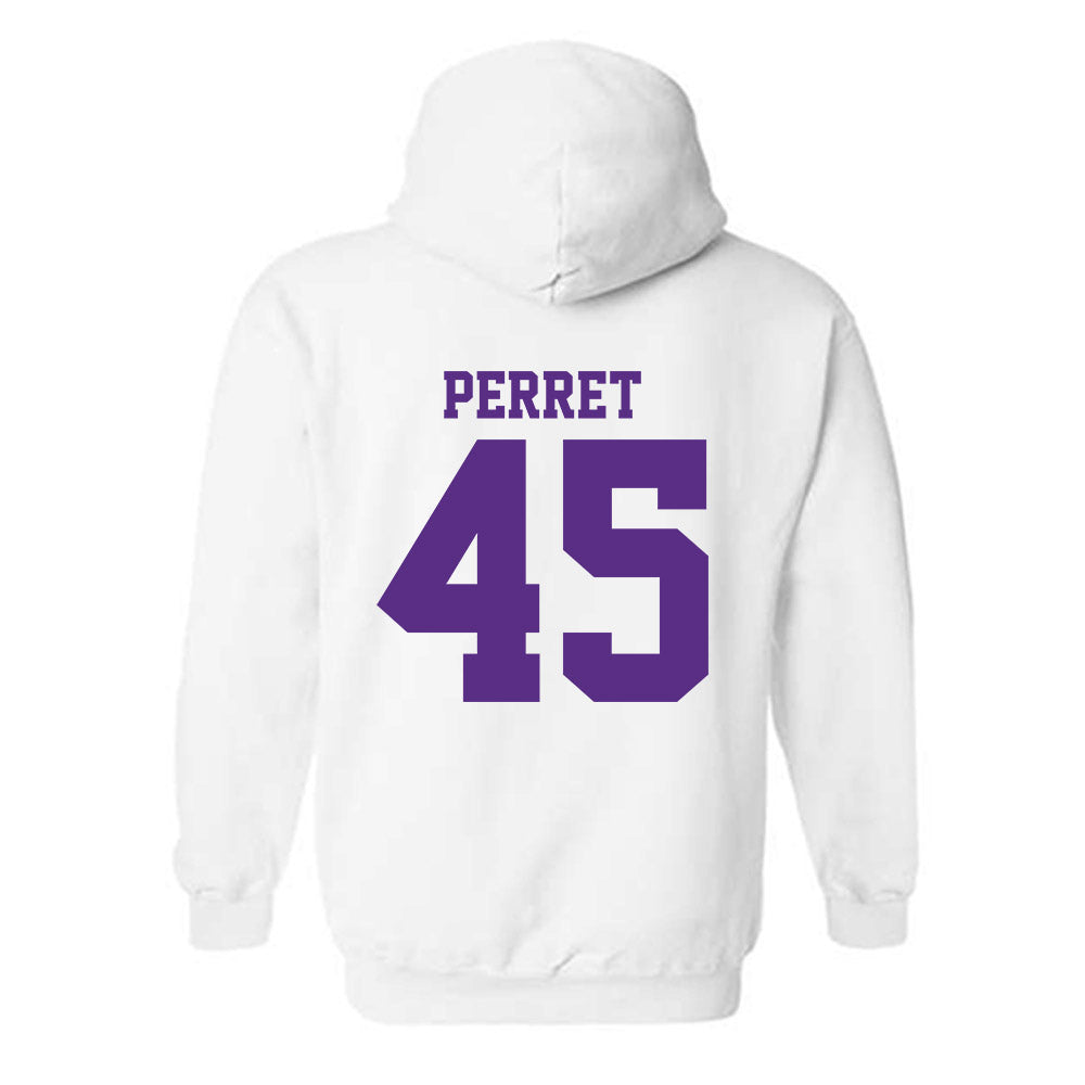 LSU - NCAA Football : Sean Perret - Classic Shersey Hooded Sweatshirt-1