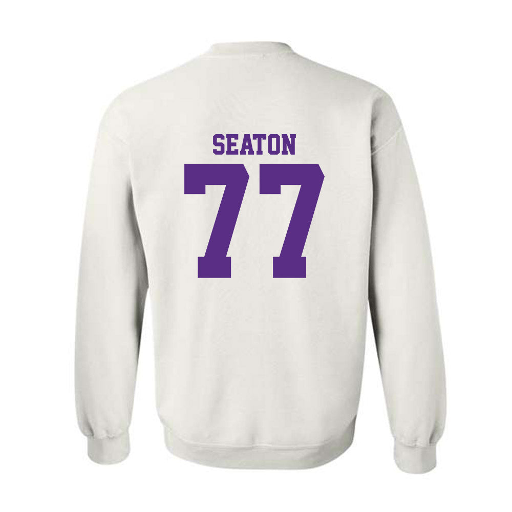 LSU - NCAA Football : Jordan Seaton - Classic Shersey Crewneck Sweatshirt-1