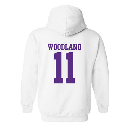 LSU - NCAA Football : PJ Woodland - Classic Shersey Hooded Sweatshirt-1