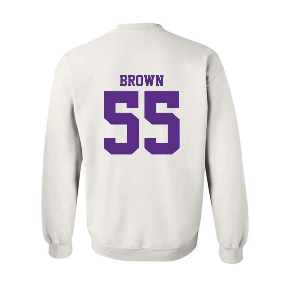 LSU - NCAA Football : Lamar Brown - Classic Shersey Crewneck Sweatshirt-1