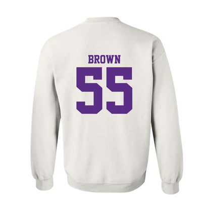 LSU - NCAA Football : Lamar Brown - Classic Shersey Crewneck Sweatshirt-1