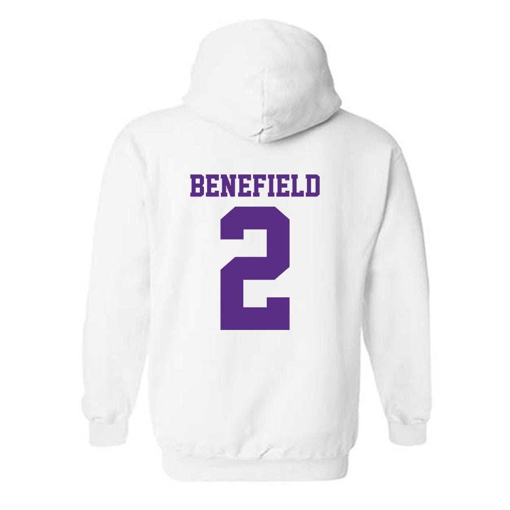 LSU - NCAA Football : Ty Benefield - Classic Shersey Hooded Sweatshirt-1