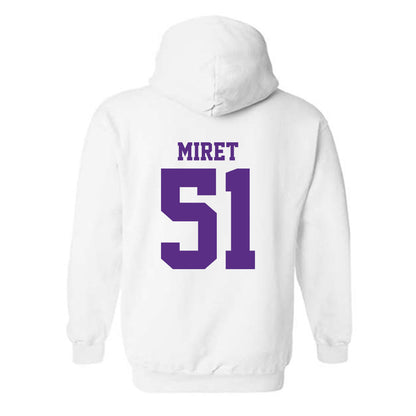 LSU - NCAA Football : Ryan Miret - Classic Shersey Hooded Sweatshirt-1