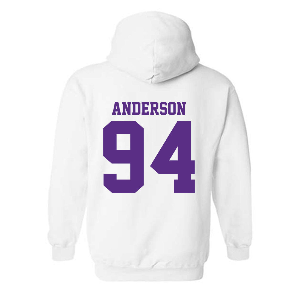 LSU - NCAA Football : Richard Anderson - Classic Shersey Hooded Sweatshirt-1