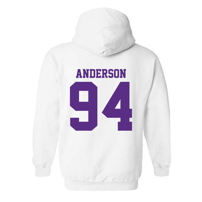 LSU - NCAA Football : Richard Anderson - Classic Shersey Hooded Sweatshirt-1