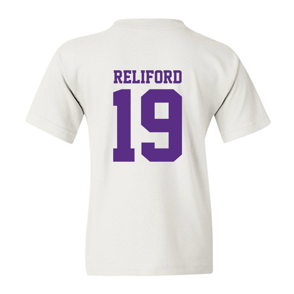 LSU - NCAA Football : Gabriel Reliford - Classic Shersey Youth T-Shirt-1