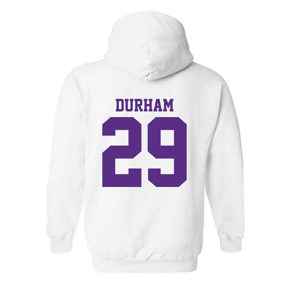 LSU - NCAA Football : Caden Durham - Classic Shersey Hooded Sweatshirt-1