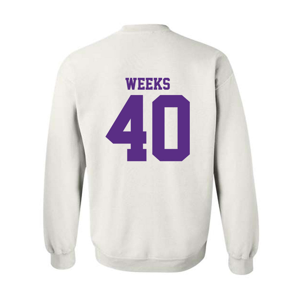 LSU - NCAA Football : Whit Weeks - Classic Shersey Crewneck Sweatshirt-1