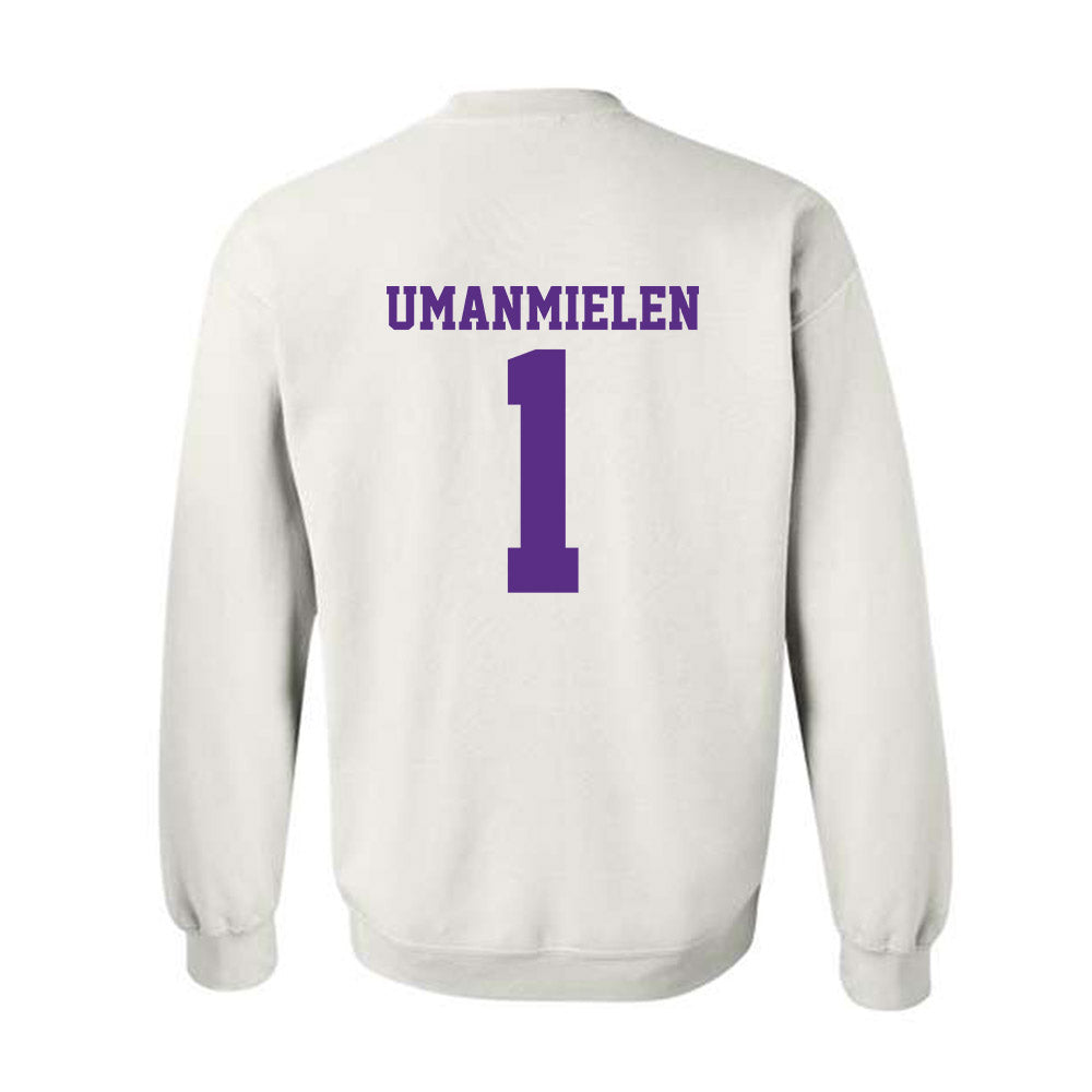 LSU - NCAA Football : Princewill Umanmielen - Classic Shersey Crewneck Sweatshirt-1