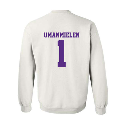 LSU - NCAA Football : Princewill Umanmielen - Classic Shersey Crewneck Sweatshirt-1