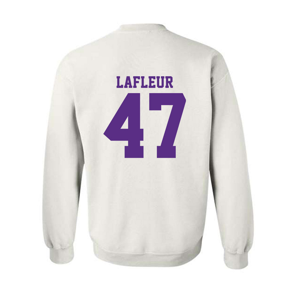 LSU - NCAA Football : JD LaFleur - Classic Shersey Crewneck Sweatshirt-1