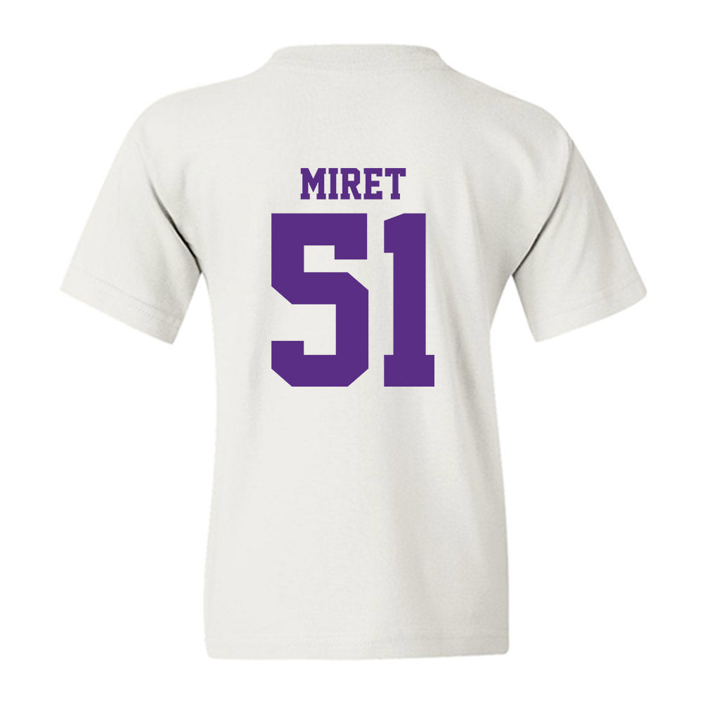 LSU - NCAA Football : Ryan Miret - Classic Shersey Youth T-Shirt-1