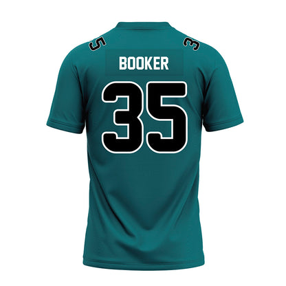 Coastal Carolina - NCAA Football : Xzavier Booker - Teal Premium Football Jersey-1