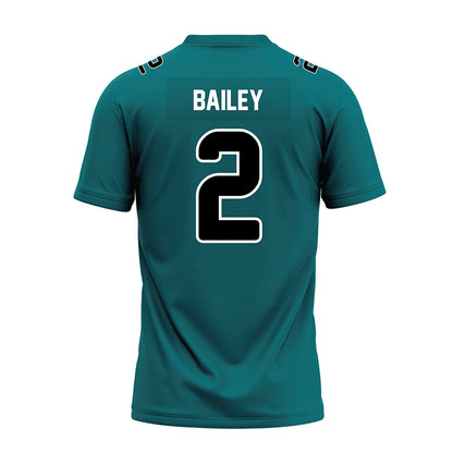 Coastal Carolina - NCAA Football : Deuce Bailey - Teal Premium Football Jersey-1