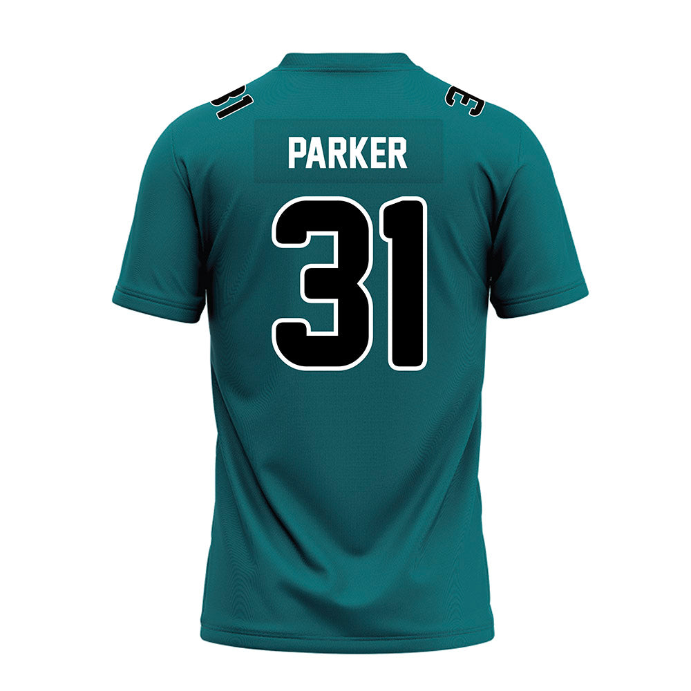 Coastal Carolina - NCAA Football : Aiden Parker - Teal Premium Football Jersey-1