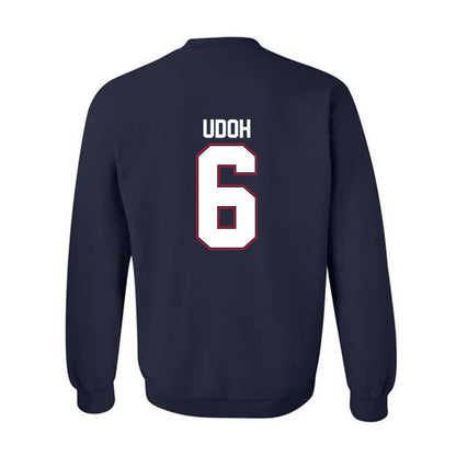 Liberty - NCAA Football : Kanye Udoh - Classic Shersey Crewneck Sweatshirt-1