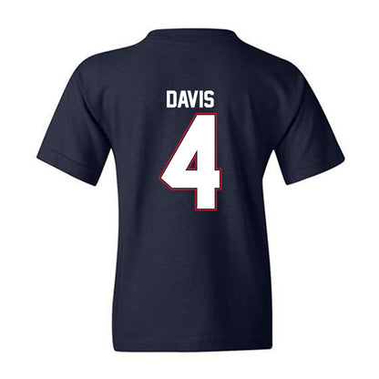 Liberty - NCAA Football : Kam Davis - Classic Shersey Youth T-Shirt-1