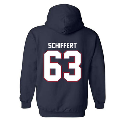 Liberty - NCAA Football : Daniel Schiffert - Classic Shersey Hooded Sweatshirt-1