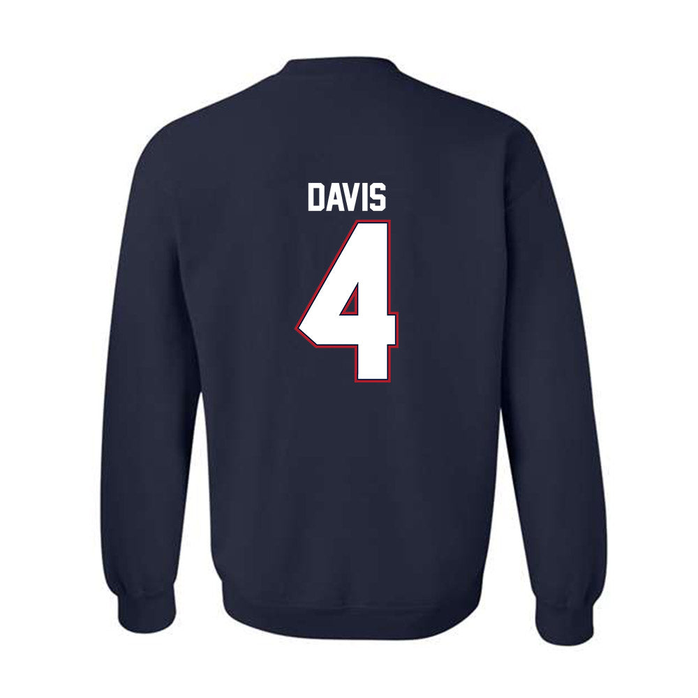 Liberty - NCAA Football : Kam Davis - Classic Shersey Crewneck Sweatshirt-1