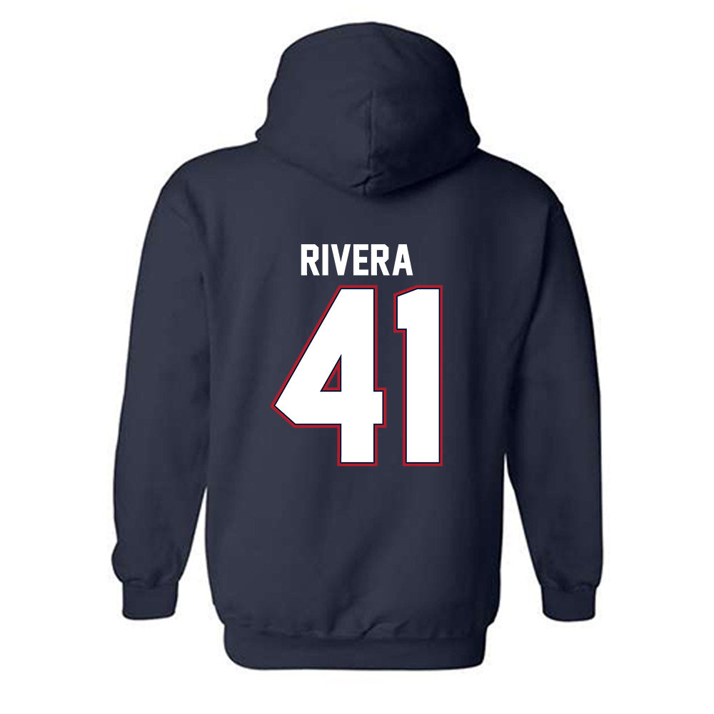 Liberty - NCAA Football : Greg Rivera - Classic Shersey Hooded Sweatshirt-1