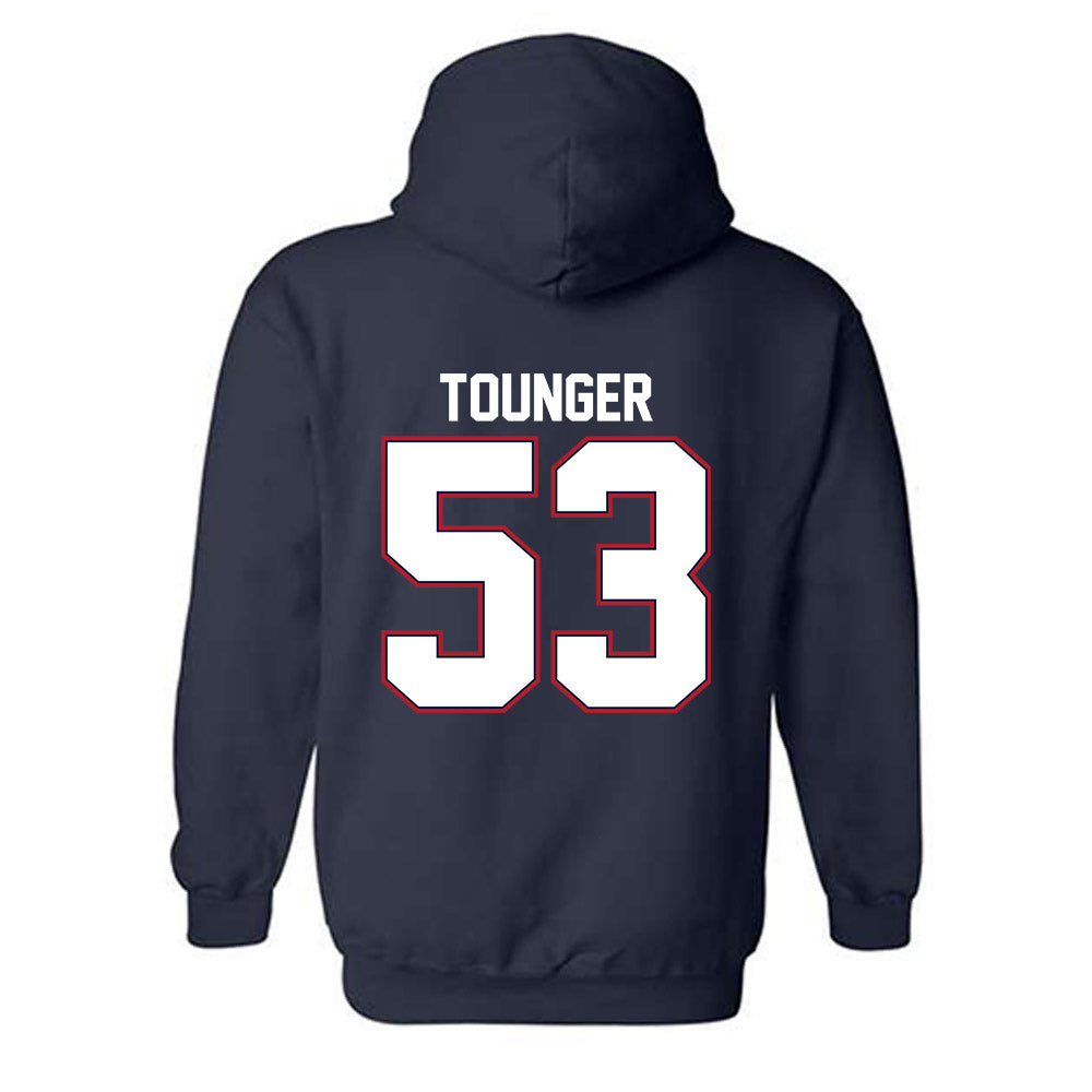 Liberty - NCAA Football : Nikodemus Tounger - Classic Shersey Hooded Sweatshirt-1