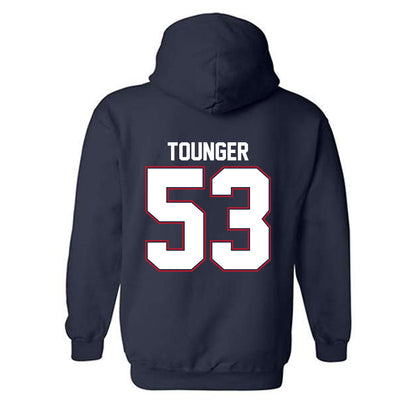 Liberty - NCAA Football : Nikodemus Tounger - Classic Shersey Hooded Sweatshirt-1