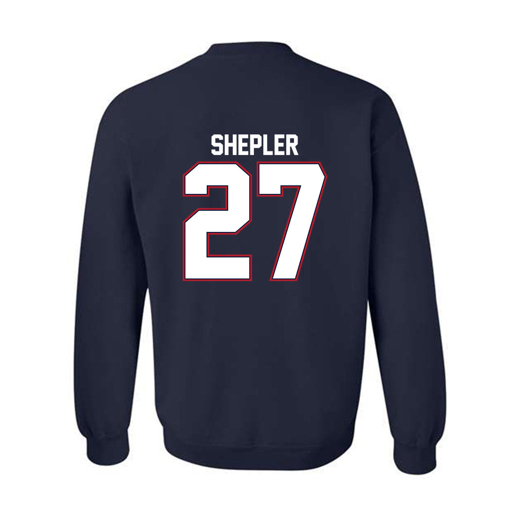 Liberty - NCAA Football : Clayton Shepler - Classic Shersey Crewneck Sweatshirt-1