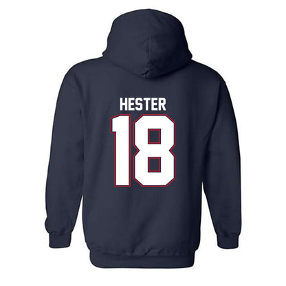 Liberty - NCAA Football : Aaron Hester - Classic Shersey Hooded Sweatshirt-1