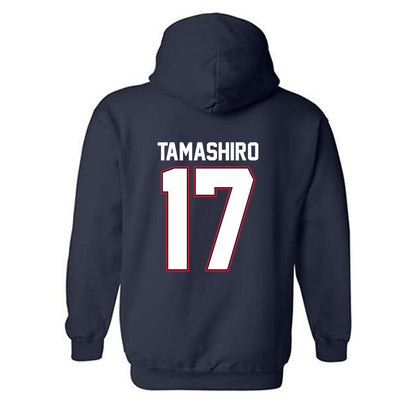 Liberty - NCAA Men's Soccer : Kai Tamashiro - Classic Shersey Hooded Sweatshirt-1