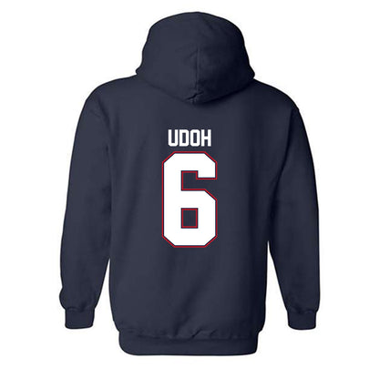 Liberty - NCAA Football : Kanye Udoh - Classic Shersey Hooded Sweatshirt-1
