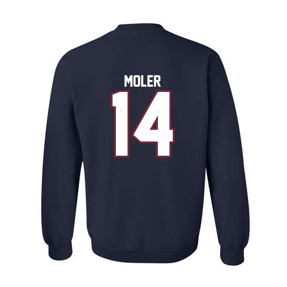 Liberty - NCAA Men's Soccer : Spencer Moler - Classic Shersey Crewneck Sweatshirt-1