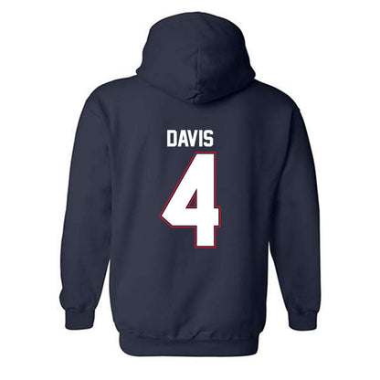 Liberty - NCAA Football : Kam Davis - Classic Shersey Hooded Sweatshirt-1