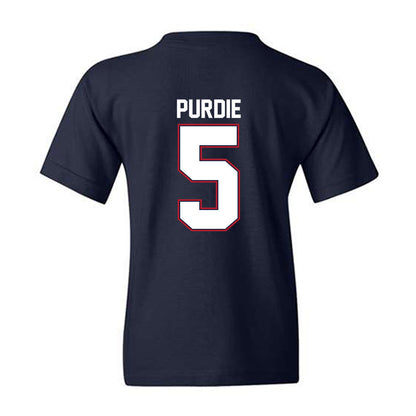 Liberty - NCAA Football : Deshawn Purdie - Classic Shersey Youth T-Shirt-1