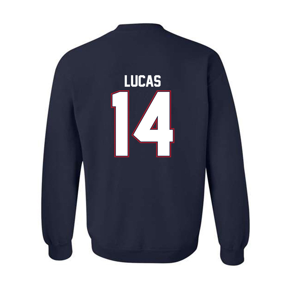 Liberty - NCAA Baseball : Jaxon Lucas - Classic Shersey Crewneck Sweatshirt-1