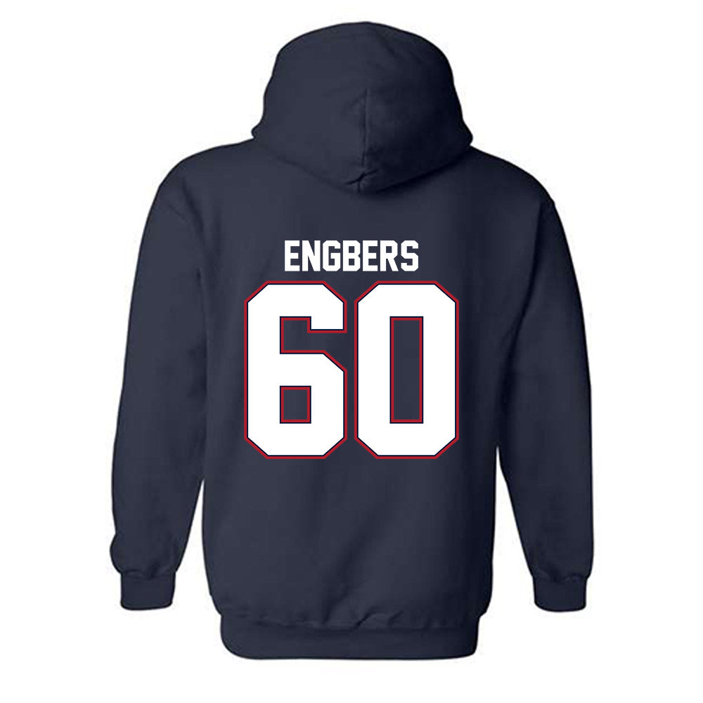 Liberty - NCAA Football : Joep Engbers - Classic Shersey Hooded Sweatshirt-1