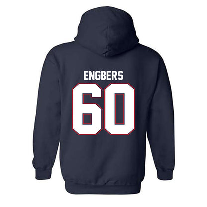 Liberty - NCAA Football : Joep Engbers - Classic Shersey Hooded Sweatshirt-1