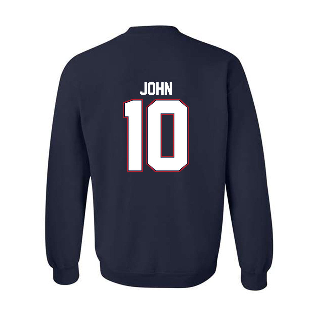 Liberty - NCAA Men's Soccer : Elijah John - Classic Shersey Crewneck Sweatshirt-1