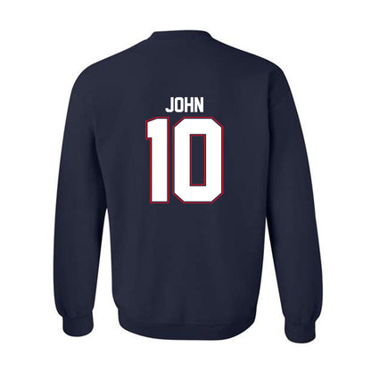 Liberty - NCAA Men's Soccer : Elijah John - Classic Shersey Crewneck Sweatshirt-1