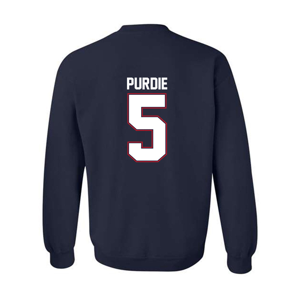 Liberty - NCAA Football : Deshawn Purdie - Classic Shersey Crewneck Sweatshirt-1