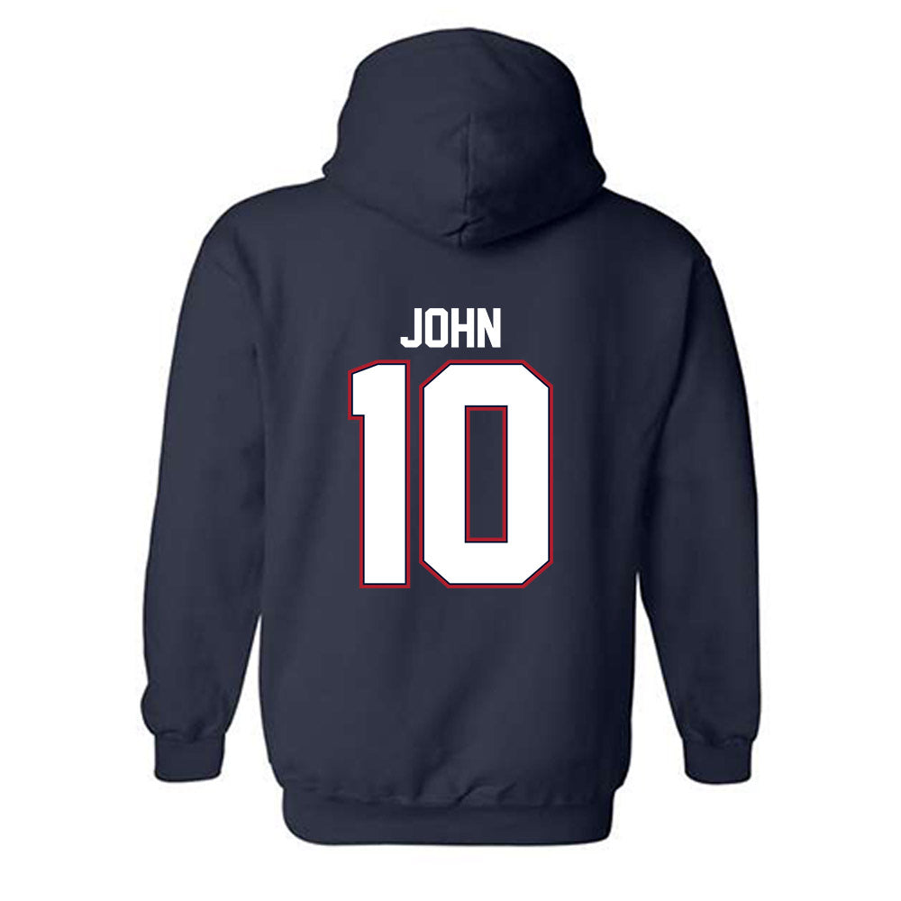 Liberty - NCAA Men's Soccer : Elijah John - Classic Shersey Hooded Sweatshirt-1